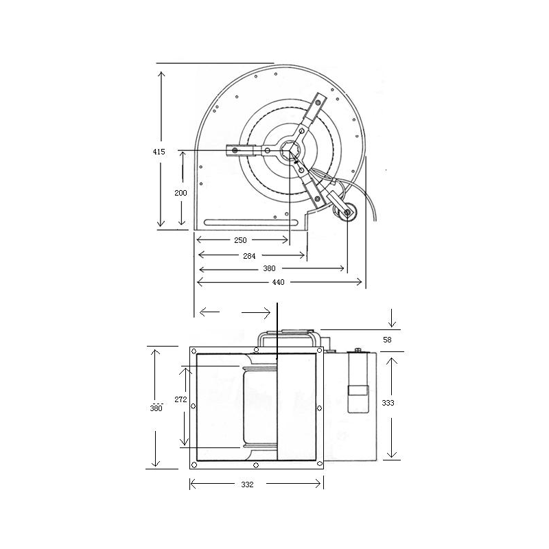 Moteur Ventilateur VM4250 DD10 10 4250 M3 H CBM10 10 Ou Torin DDC 270