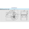 Moteur ventilateur 6000 m3/h DDM12/12 230v pour VMC
