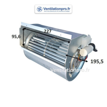 Moto-ventilateur TMD 5/8 - 40w - 550 m3/h -230v -Tecnifan