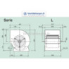 DIMENSIONS TDA 7/7 TECNIFAN
