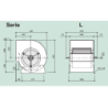 COURBE Ventilateur seul TDA 10/10 S20- Tecnifan