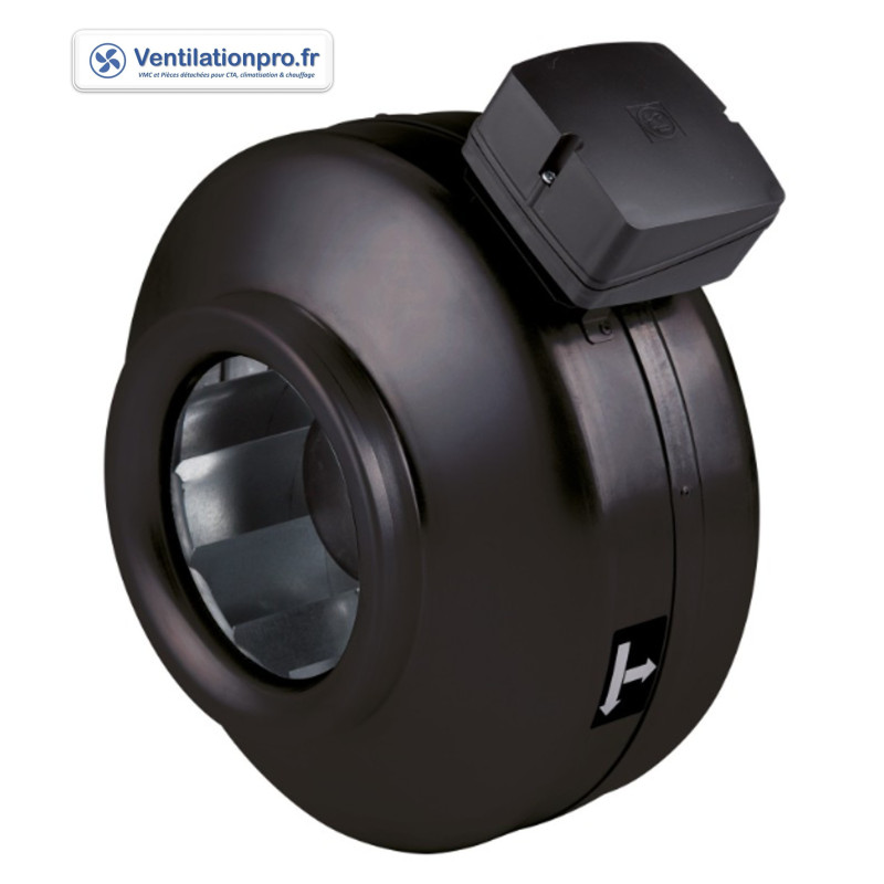 Ventilateur en ligne pour gaine / conduit circulaire ECM -usage professionnel 230v