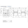 dimensions Ventilateur double AT 18/18 G2C Ø40 Nicotra REGAL - ref 605829