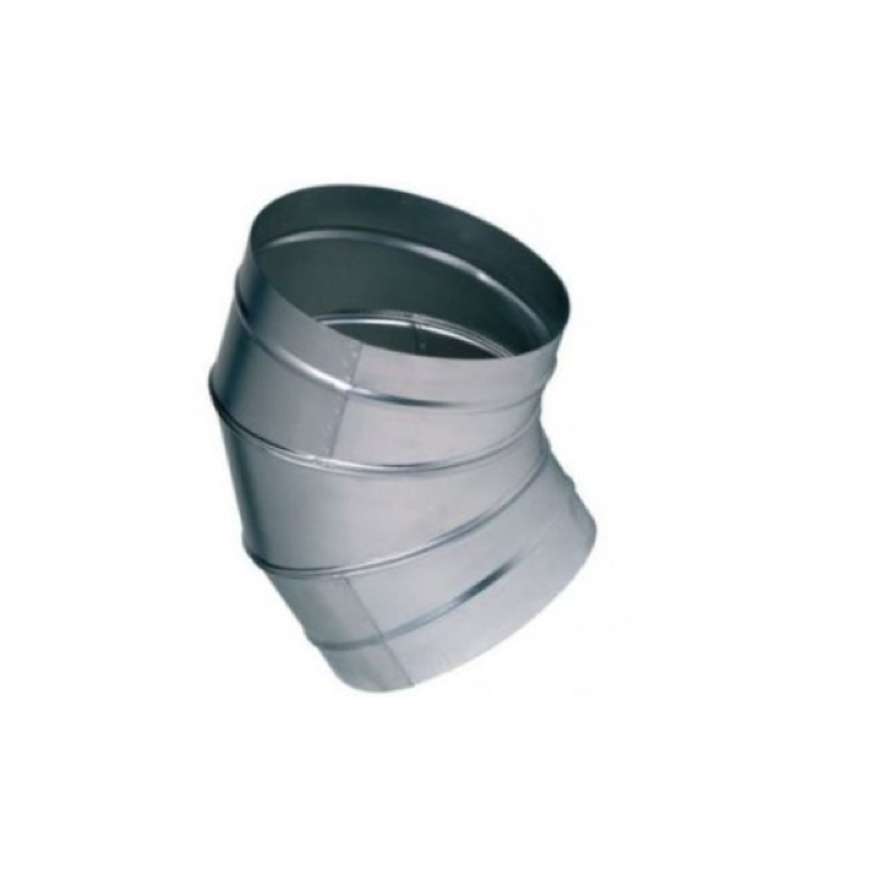 coude en acier galvanisé à 45° pour VMC et ventilation