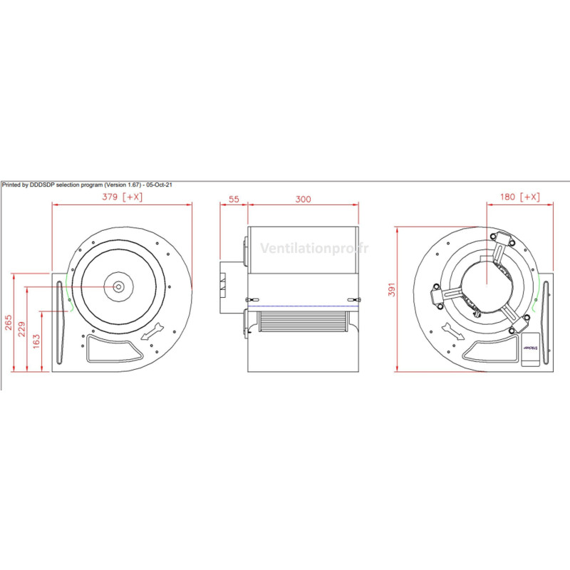 dimensions DD 9-9 1/2 TAC LEMMENS (ECM)