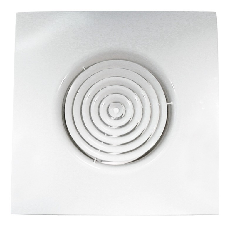 Diffuseur circulaire sur dalle fixe laqué blanc -600*600
