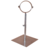 pied support terrasse pour conduit de ventilation