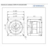 Moto-turbine COPRA PA-C40-GL56-C0000 - NICOTRA- Système de ventilateur centrifuge à plénum