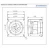 Moto-turbine COPRA PA-C50-GU56-C0000 - NICOTRA- Système de ventilateur centrifuge à plénum DIMENSIONS