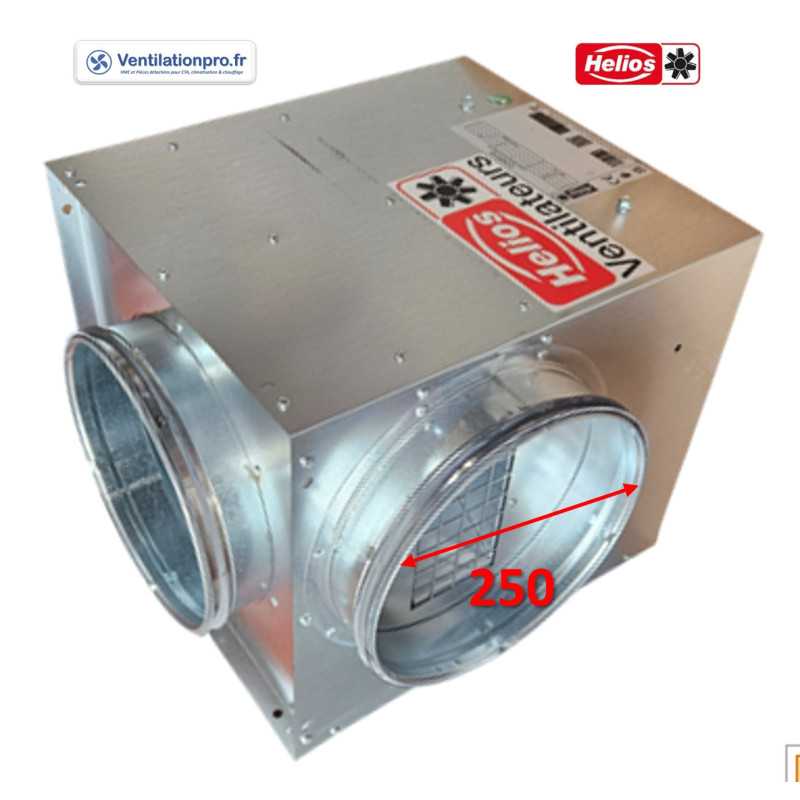 Caisson de ventilation C4 - 580 m3/h 230 V - diam 250 - BC4 ECO EC 250 -HELIOS