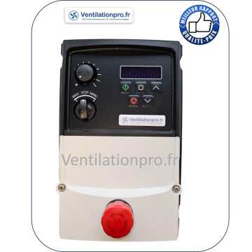 Variateur de fréquence MONO-MONO 0.75kw ip66 avec coup de poing désenfumage SPECIAL CUISINE PRO