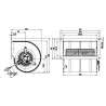 EBMPAPST D2E133-DM47-23 DIMENSIONS