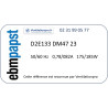 EBMPAPST D2E133-DM47-23