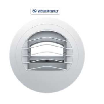 Bouche autoréglable ALIZE mono débit blanche pour VMC