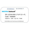 Moto ventilateur NICOTRA DD 12/9 M959 1F 6P 1V code: FM0849