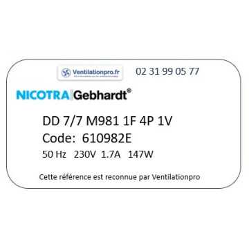 NICOTRA DD 7/7 M981 1F 4P 1V 610982E