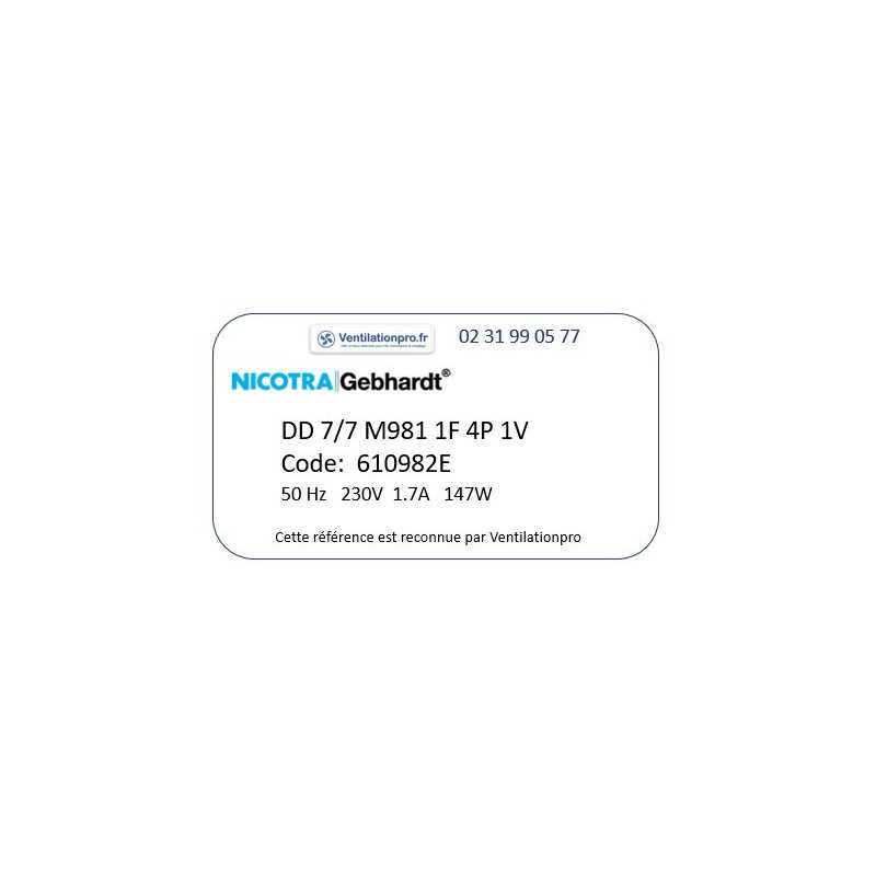 NICOTRA DD 7/7 M981 1F 4P 1V 610982E