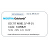 NICOTRA DD 7/7 M981 1F 4P 1V 610982E
