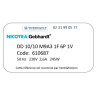 Moto ventilateur NICOTRA DD 10/10 M9A3 1F 6P 1V code: 610687