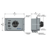 Variateur de tension 4.5 A avec potentiomètre et bouton luminaire + EVG -230 V type FE229 Fasar