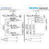 schéma de raccordement électrique DDM 9/9 E6G3603 3F 4P 1V +SCT