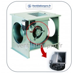 Sous ensemble CVEC1500- moteur de rechange complet compatible pour caisson de VMC ALDES CVEC1500 et VEC 240- 350W - 230v