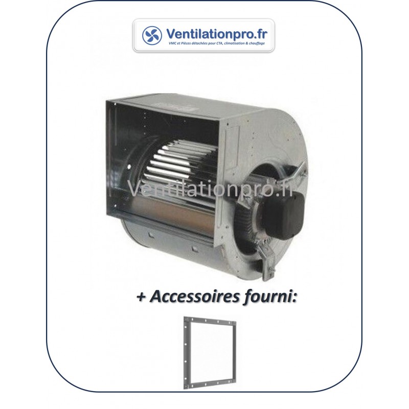 Moteur ventilateur DD 9/9 - 245W - 6p- 230v pour caisson de VMC