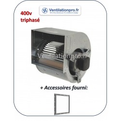 Moto-ventilateur DD 12/12 400v - triphasé- 1.1kw-6P-1 vitesse
