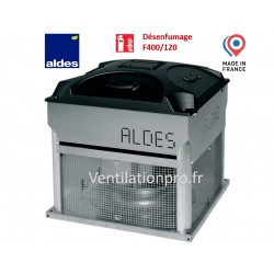 Tourelle d'extraction désenfumage 5000m3/h  VELONE 2 F400-120 -4.5 - 230v - marque ALDES