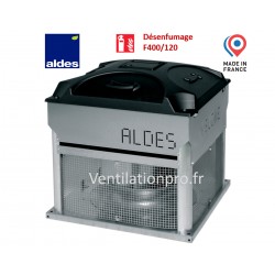 Tourelle d'extraction désenfumage 4500m3/h  VELONE 2 F400-120 -4.5 - 230v - marque ALDES