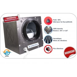 Caisson de ventilation - VMC 550 m3/h 230v ULTRA LEGER - diam 160 - Exclusivité VENTILATIONPRO