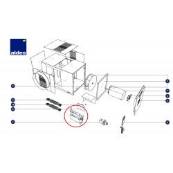 Carte électronique pour EasyVEC microwatt/microwatt+ 300, 600, 1000, 2000 et 3000  Marque ALDES réf 11125927