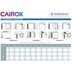 Caisson de VMC C4 3500m3/h EC REGULO 35L- 400°-1/2h - Diam560- 230v pour logement collectif