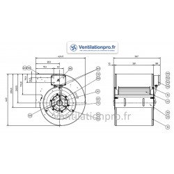 moteur DDM10/10 600w 230v- Nicotra - ref: E6G2704