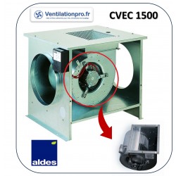 Sous ensemble CVEC1500- moteur de rechange complet compatible pour caisson de VMC ALDES CVEC1500 et VEC 240- 350W - 230v