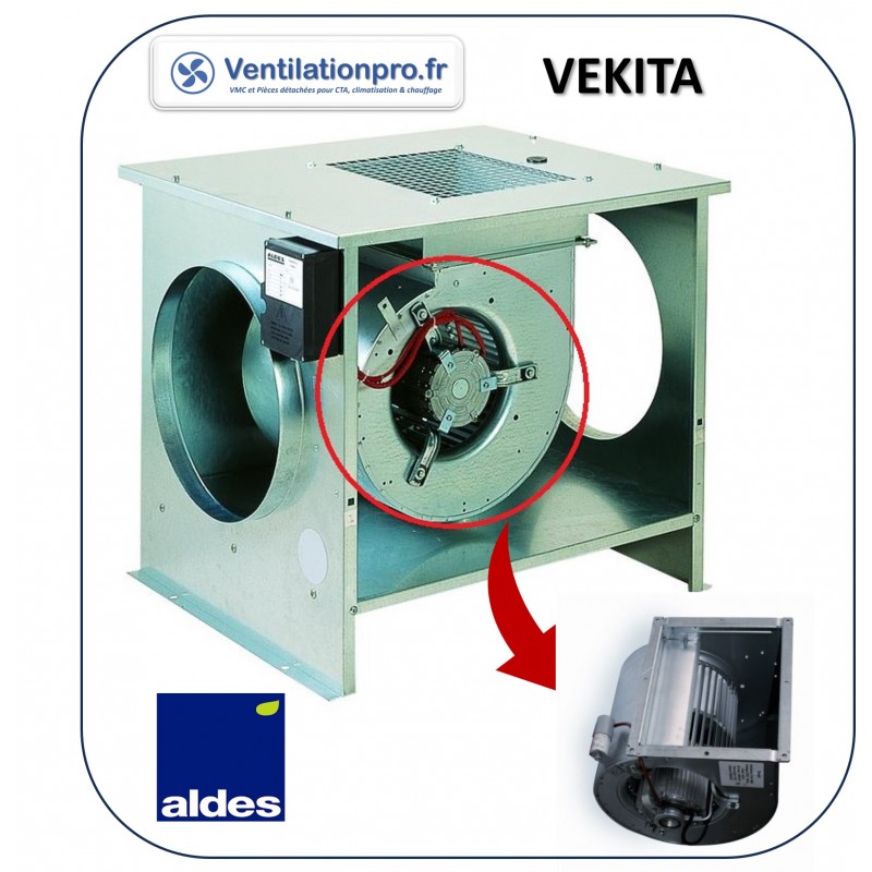 Moto-ventilateur pour VEKITA + 3000 -TORIN DDC - 550W - 230v - réf ALDES 11056045