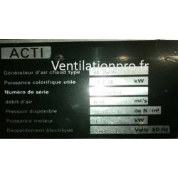 Moteur ventilateur de rechange pour générateur d'air chaud EMAT ACTI AC et BA 20/30- 230v