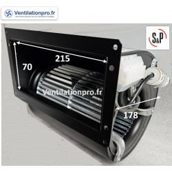 Moto-ventilateur CBM/4-133/190  -70w- 550 m3/h -230v -VIM, S&P