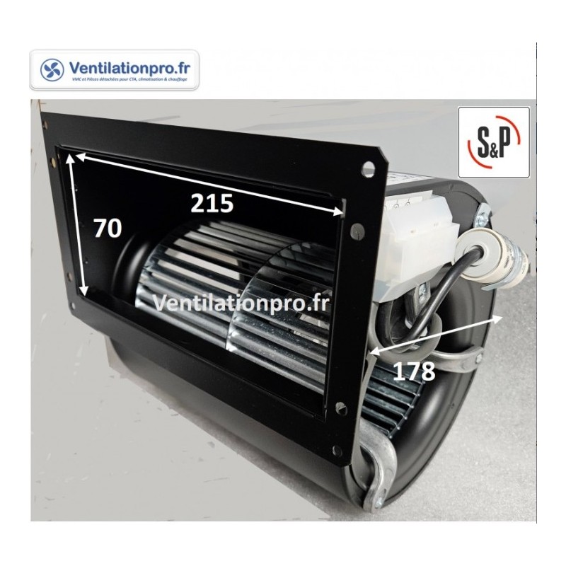 Moto-ventilateur CBM/2-133/190  - 185w -630 m3/h -230v