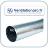 Conduit rigide en acier galvanisé spiralé -1.5ML pour réseau de ventilation
