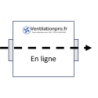 Caisson de ventilation VMC EXTRA PLAT 520M3/H D160 -BFSA160mm 230v