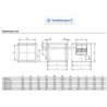 Dimensions Caisson désenfumage 3500 m3/h-type 10/10- F400/120 - 230v- CJBDT SODECA -pour extraction de hotte pro et restauration