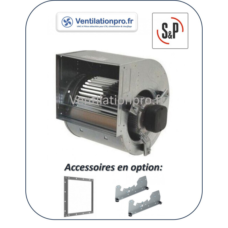 Moto-ventilateur CBM-10/10- DD10/10- DTM-B-10/10 - 550W - 230v - S&P