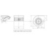 Moto-ventilateur CBM/2-133/190- 185w -630 m3/h -230v S&P réf 330009 délai: 15 jrs