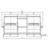 Ventilateur double AT 18/18 G2L Ø25 Nicotra ref 602966