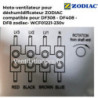 SCHEMA branchement électrique ventilateur DF408 ZODIAC