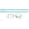 dimensions du caisson de ventilation 300m3/h ALDES EASYVEC 300 compact 230v