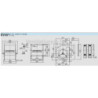 dimensions Ventilateur seul - turbine AT12/9 s25 Nicotra