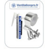 Kit visserie et étanchéité pour réseau aéraulique - ventilation / extraction / VMC