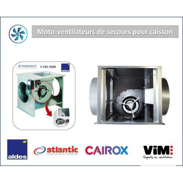 Moteur de rechange pour caisson de VMC